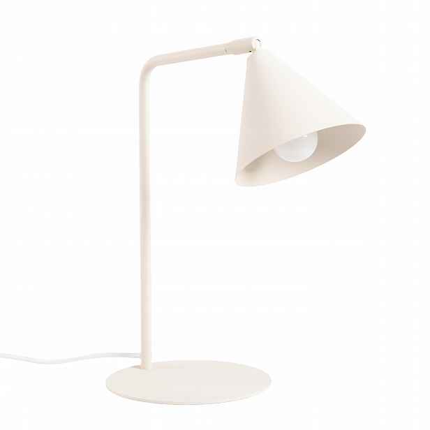 Stolní lampa Nox béžová noční skandinávská stolní lampa E14 Sollux