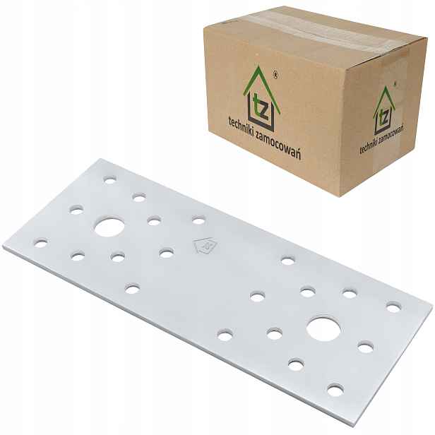 Tesařské spojky ploché 140x55 x 2,5 mm 50 ks Perforované destičky LP2