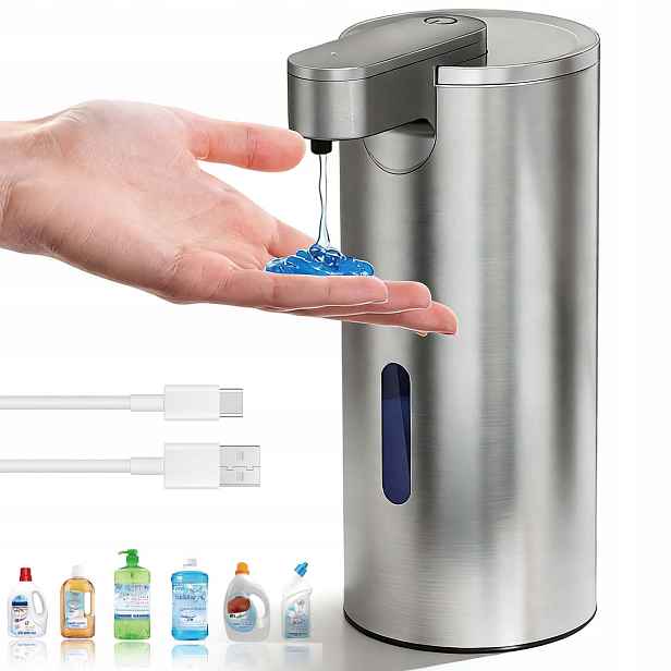 Velký Bezdotykový Automatický Dávkovač Mýdla V Gelu Dávkovač Tekutiny 340 ML