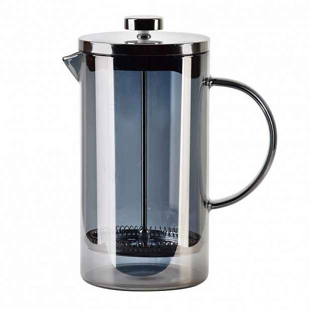 Mondex FRENCH PRESS, borosilikátové sklo, šedá