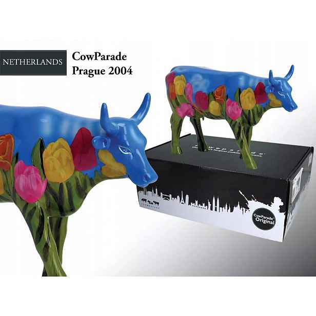 CowParade Praha 2004, Nizozemsko, autor: Yvona Marikova.