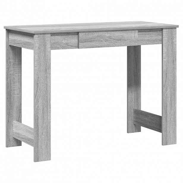 vidaXL Psací stůl šedý sonoma 100x45x75 cm dřevotříska