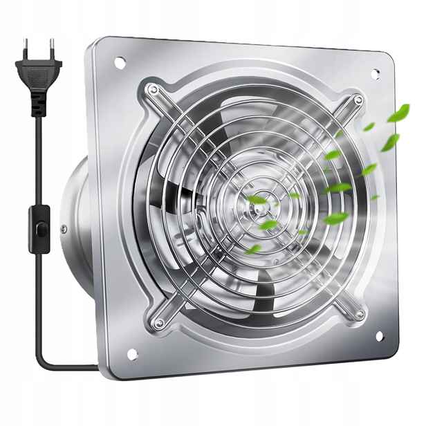 Výstupní ventilátor FD200 200 mm 980 m3/h Černý
