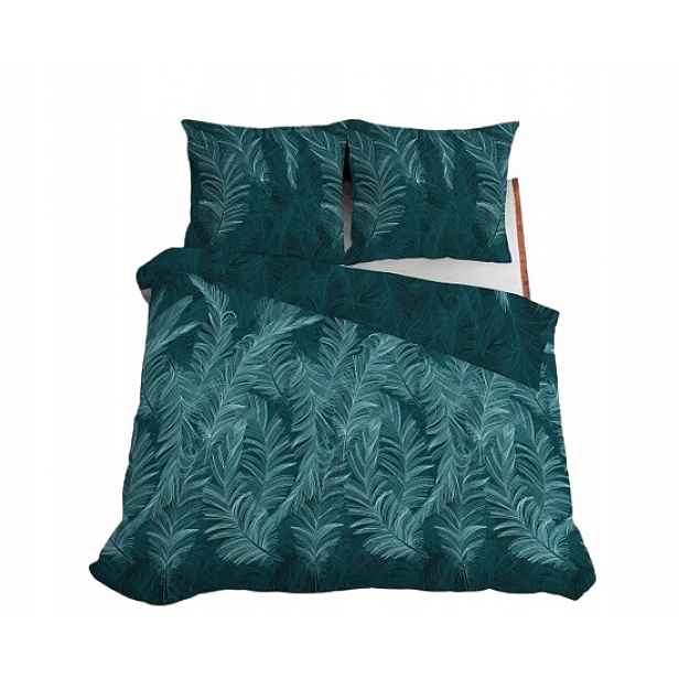 Zelené Povlečení Povlaky Mořské Peří Elegantní Zeleň Povlečení 160x200
