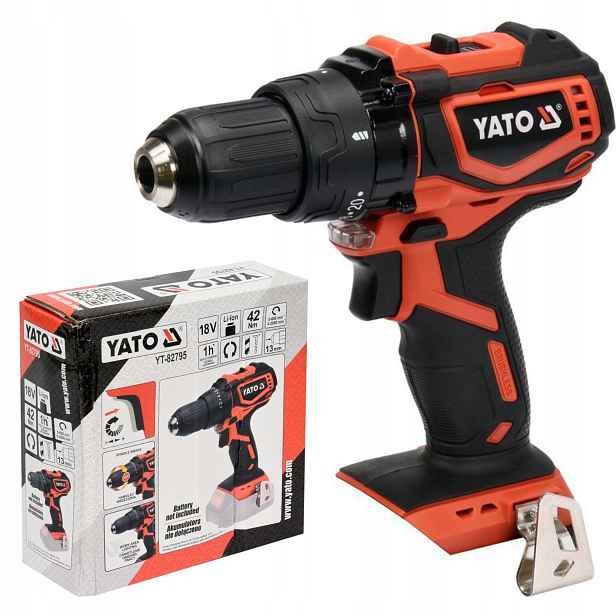 Yato YT-82795 Aku Šroubovák 18V Bezkartáčový Bez Akumulátoru