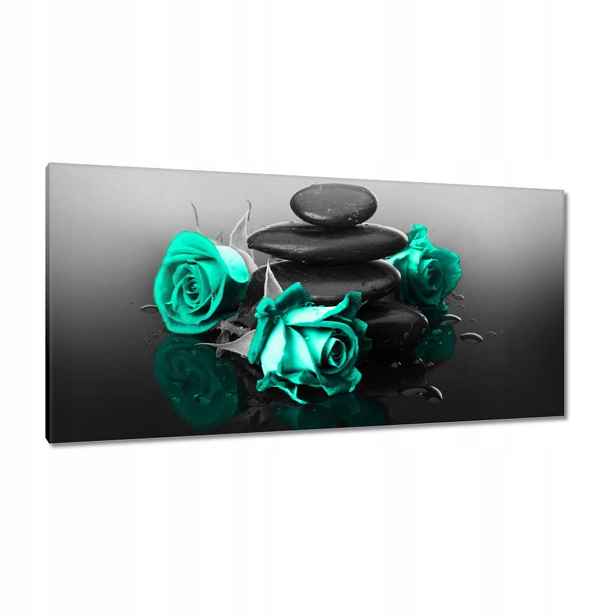 Obrazy 115x55 Mátová růže Spa Wellness