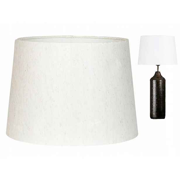 Stínidlo Na Lampu Bílý lněný kužel E27 E14, stínidlo