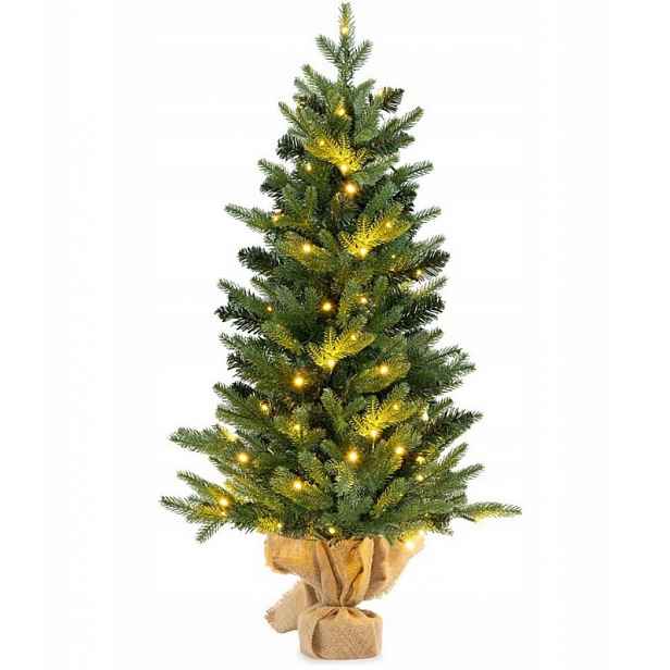Umělý vánoční stromek s 50 Led diodami 90 cm Costway
