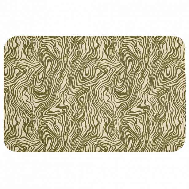 OnlyWow KOUPELNOVÁ PŘEDLOŽKA Abstraktní - Mramor - Zelený 80x50 cm