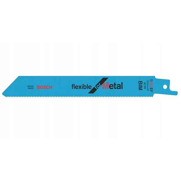 Pilový list pro pilu ocasku S 922 Ef Flexible for Metal 150mm 100 Ks Bosch