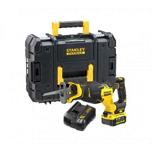 Stanley - 18V AKU pila ocaska, 1x aku 4,0 Ah Li-Ion, nabíječka SFMCS311M1T-QW