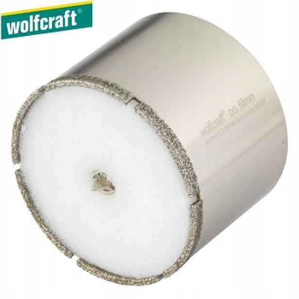 Korunkový Vrták na dlaždice 65 mm Wolfcraft keramická
