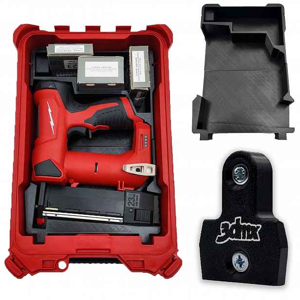 Organizér Vložka Milwaukee Packout pro M12 Fcn18gs Hřebíkovačka 3DMX +dárek