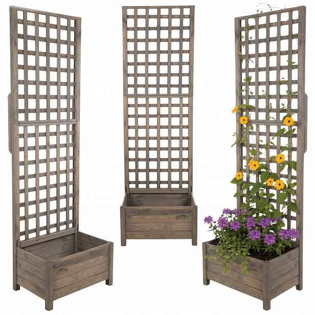 Pergola dřevěná vysoká květináč s truhlíkem na květiny 190x60x40 na nohách