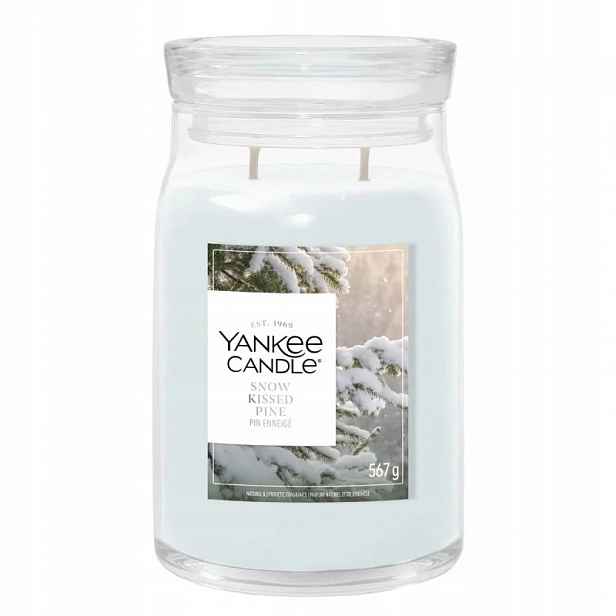 Velká svíčka Signature Snow Kissed Pine Yankee Candle