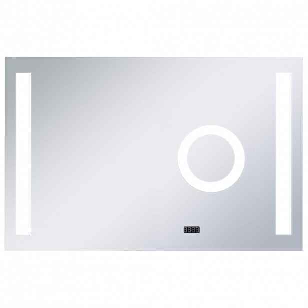 vidaXL Koupelnové zrcadlo s LED světly a dotykovým senzorem 100x60 cm