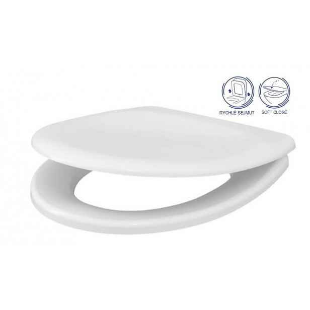 CERSANIT - WC SEDÁTKO MODUO/DELFI DUR SOFTCLOSE EO K98-0191