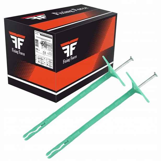Kolíky do polystyrenu s kovovým trnem Fixing Force 10x160 mm 200 kusů