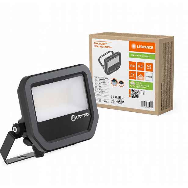 Osvětlovač Floodlight 20 17W 2K4LM 840 Ps SY100 Bk 4099854305825
