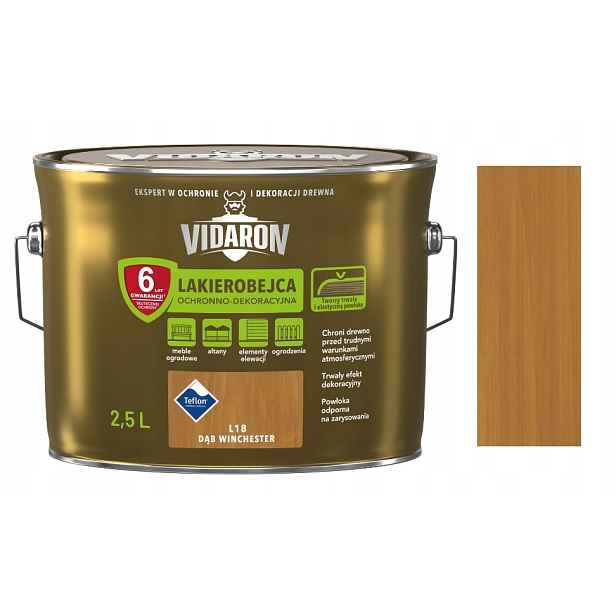Vidaron Ochranný Lak 2,5 L Dub Winchester