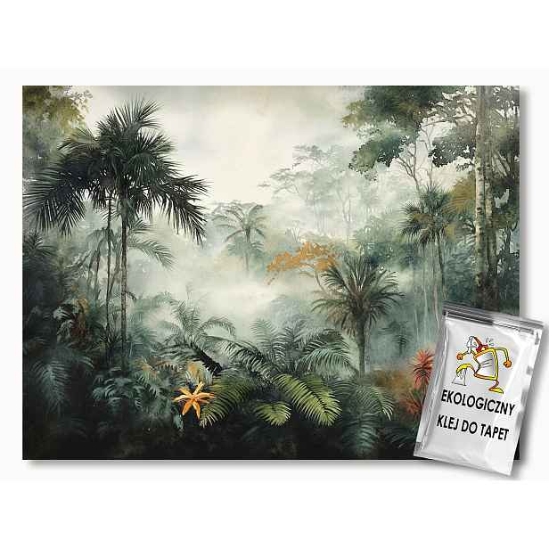 Vliesová fototapeta Tropický les Palmy Kapradiny Džungle 208x146 130g