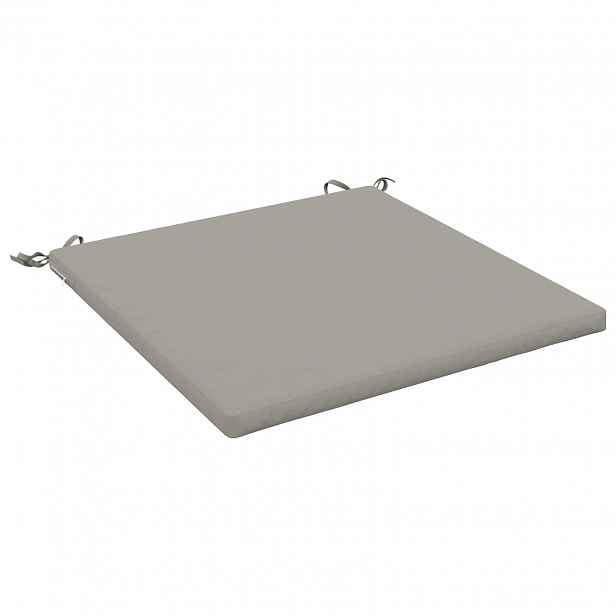 vidaXL Polstr s jedním kusem SOEST 100% polyester Šedá 80 x 80 x 3 cm