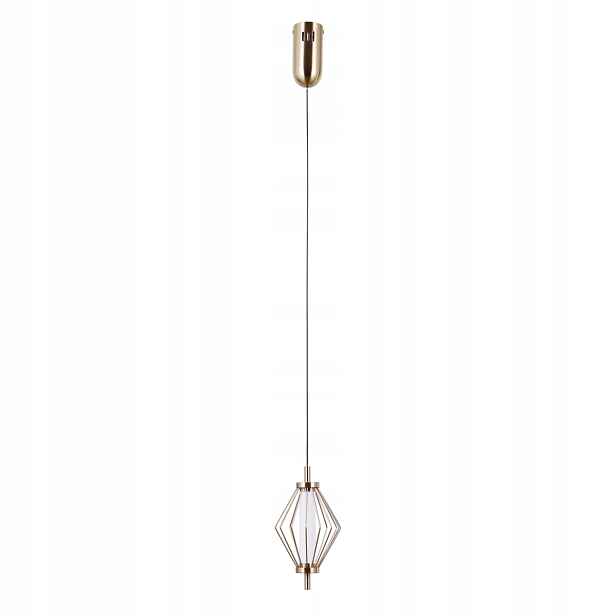 Italux Závěsná lampa Sevil Led 5W Zlatá Drátěná Stínidlo Moderní