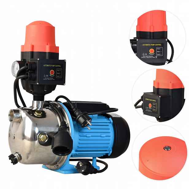Hydroforová Pumpa s Automatem 1100 W 3600 l/h Pro Vodu Zavlažování Zahrady