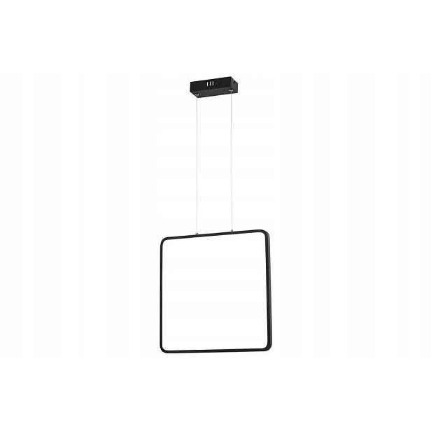 Moderní závěsná Led lampa černá čtvercová 40 cm 4000K Reality