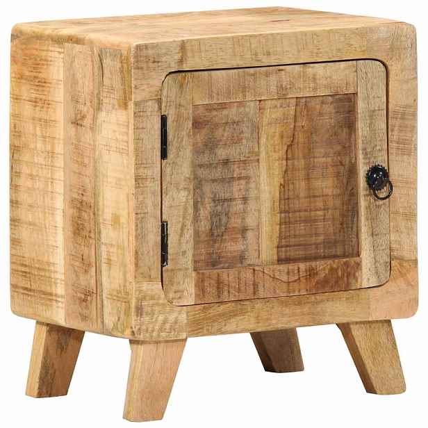 vidaXL Noční stolek 40x32x46 cm masivní hrubé mangovníkové dřevo