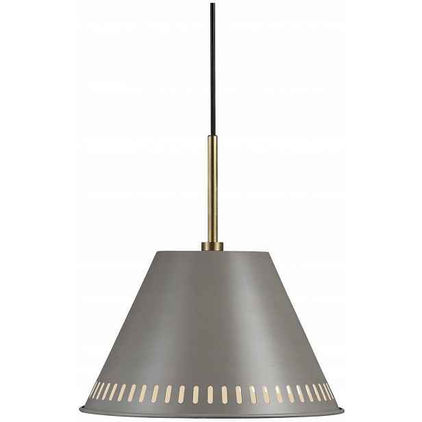 Závěsná lampa Pine šedá zlatá 1x40W max E27 Nordlux IP20