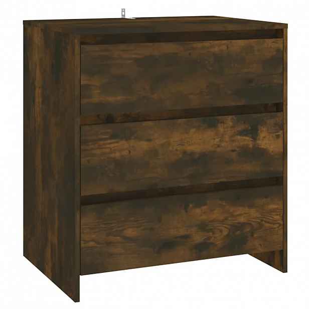 vidaXL Příborník kouřový dub 70x41x75 cm kompozitní dřevo