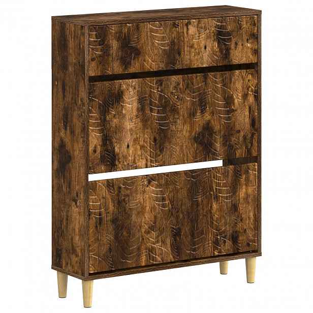 vidaXL Skříň na obuv DELFT 78 x 24 x 103 cm Kompozitní dřevo