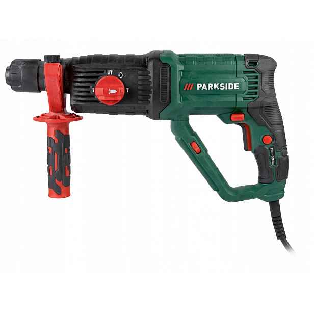 Příklepová vrtačka 1050 W Parkside Pbh 1050 C3, 3 J SDS-Plus s kufrem