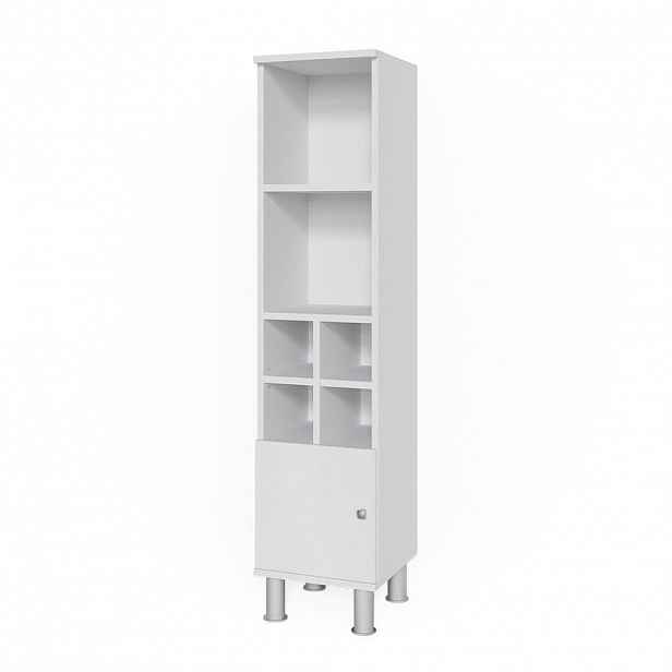 Vicco STŘEDNÍ SKŘÍŇKA Fynn Bílá 30 x 130.6 cm malé dveře