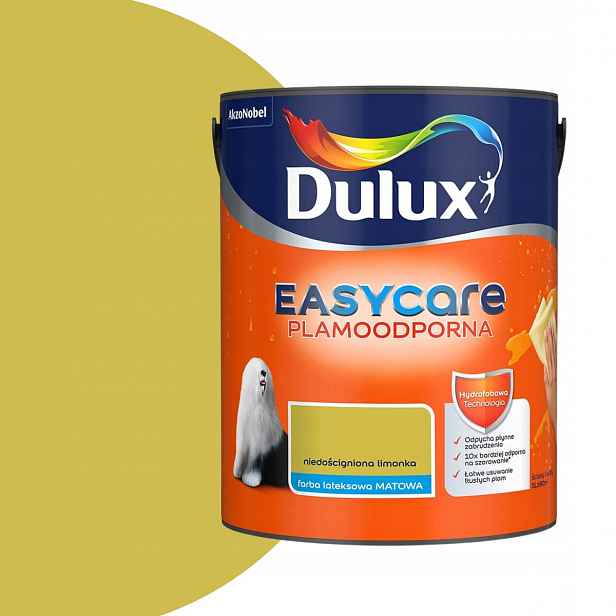 Dulux Easycare Barva odolná proti skvrnám 5L Nedostižná limetka