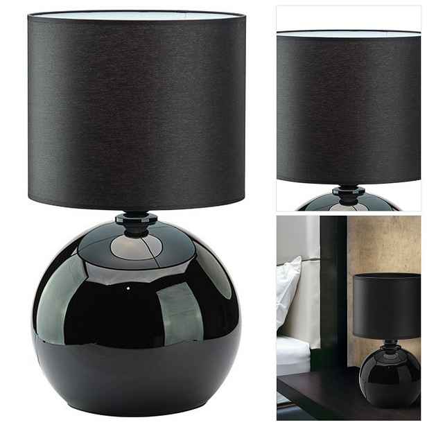 Stolní Palla černý design, malá velikost v pracovně, moderní Tk Lighting