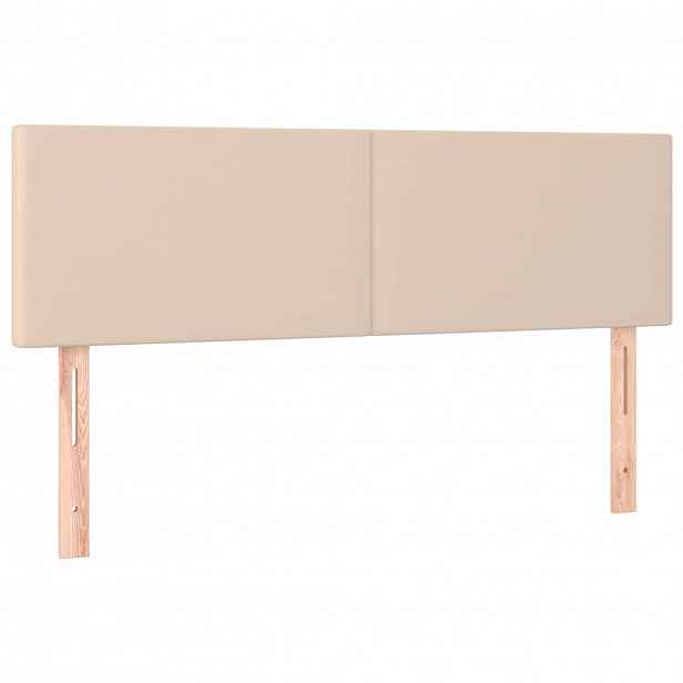 vidaXL Čela postele Cappuccino 144x5x78/88 cm umělá kůže