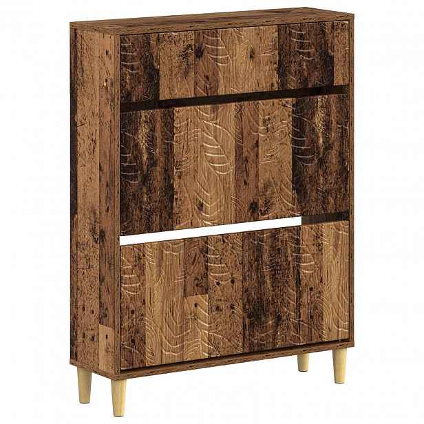 vidaXL Skříň na obuv DELFT 78 x 24 x 103 cm Kompozitní dřevo
