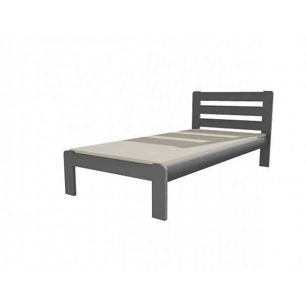 Jednolůžková postel VMK001A, šedá