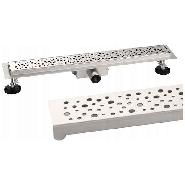 Lineární Odtok Sprchový Pod Obklad 60 CM Řecký Vzor