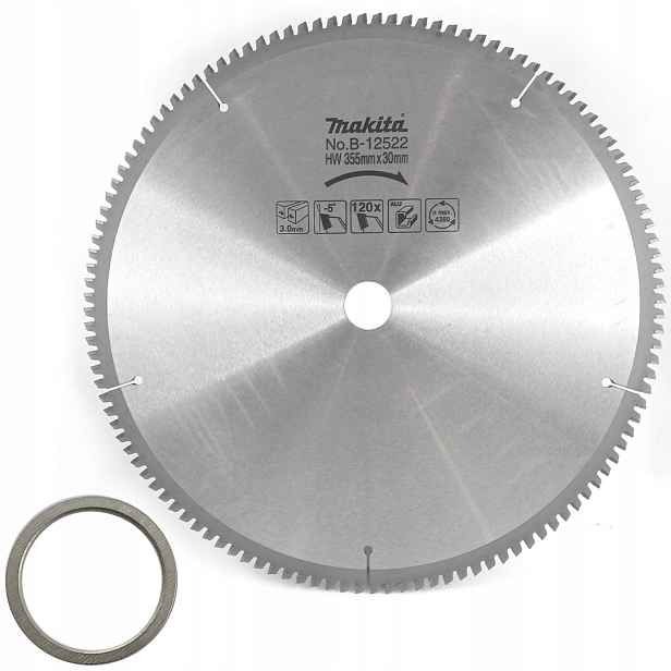 Řezací kotouč pila s vidlicí 355x30mm 120z pro hliník Makita B-12522
