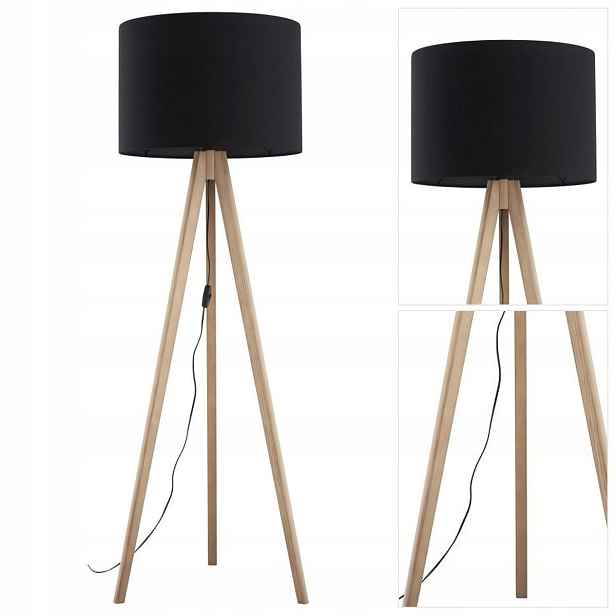 Stojací lampa hnědá Grand, moderní forma do jídelny Tk Lighting