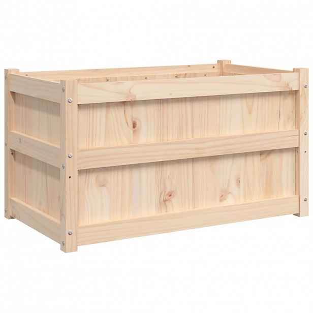 vidaXL Zahradní truhlík 90 x 50 x 50 cm masivní borové dřevo