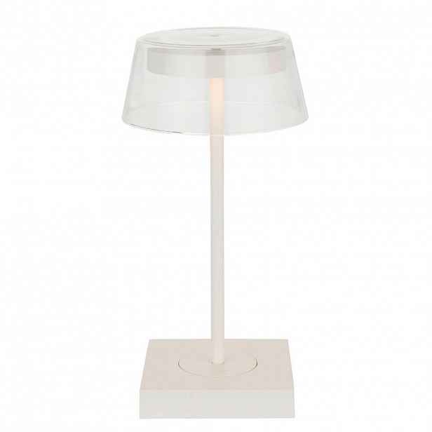 Dieter Knoll STOLNÍ LAMPA NA BATERIE, stmívač s regulačním kolečkem, 13,7/27 cm