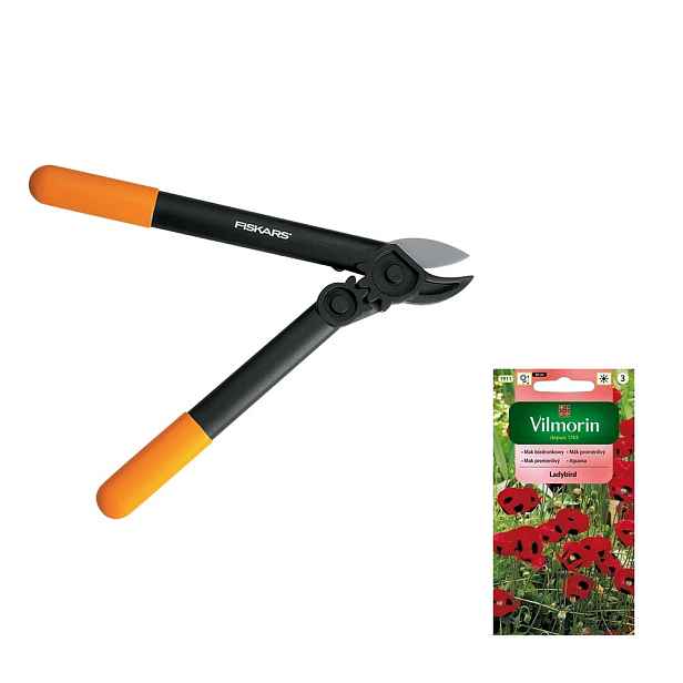Fiskars Powergear Zahradní nůžky na větve +dárek semena