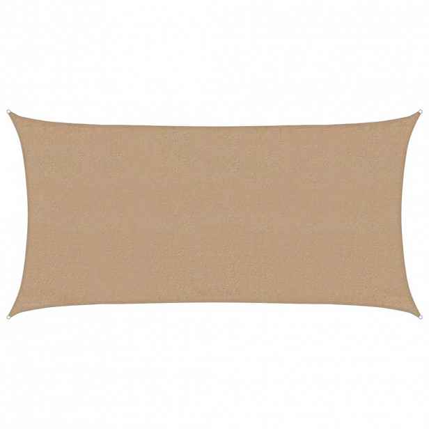 vidaXL Plachta proti slunci 160 g/m² taupe 3 x 6 m HDPE