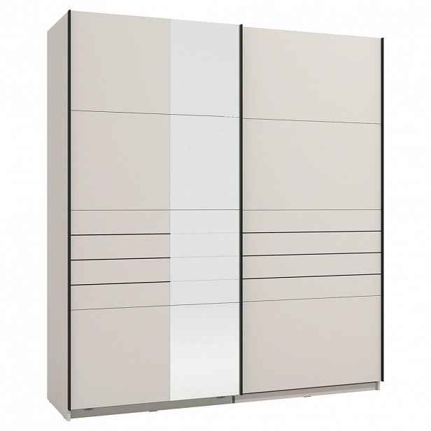 Xora SKŘÍŇ S POSOUVACÍMI DVEŘMI, kašmírová, 195/217,5/60 cm