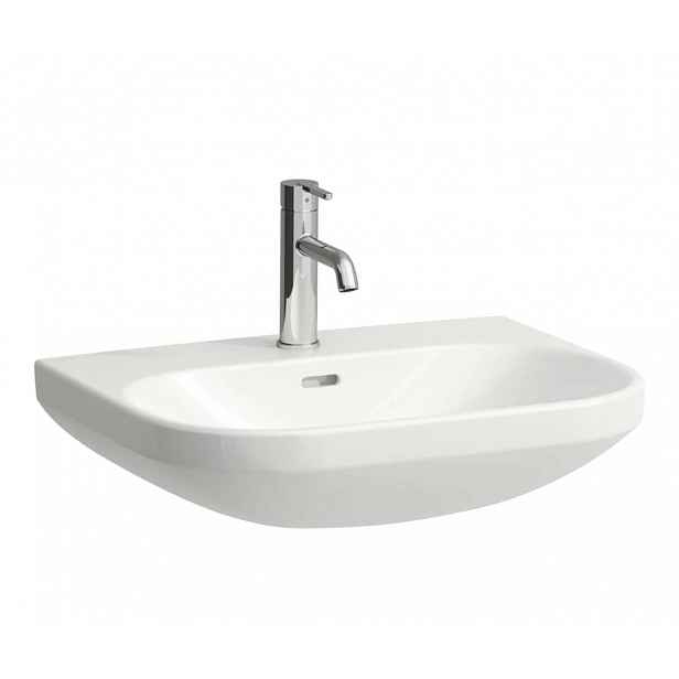 Laufen Lua - Umyvadlo 46x60 cm, s přepadem, otvor pro baterii, LCC, bílá H8110834001041