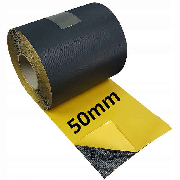 Epdm 50 mm Páska Zástěra Membrána na Plném Lepidle vyztužená Těsnící síťkou
